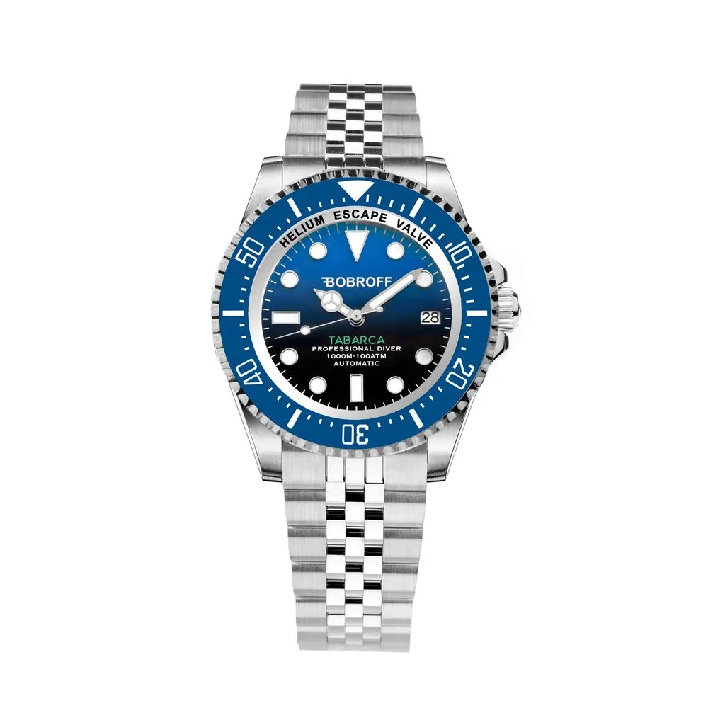 Bobroff Men's Silver Stainless Steel Stainless Steel Watch