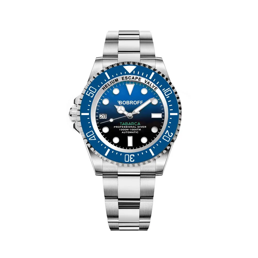 Bobroff Men's Silver Stainless Steel Stainless Steel Watch