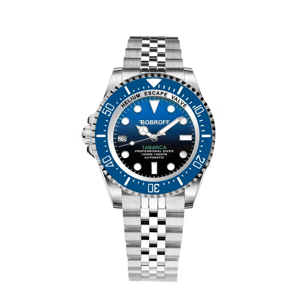 Bobroff Men's Silver Stainless Steel Stainless Steel Watch