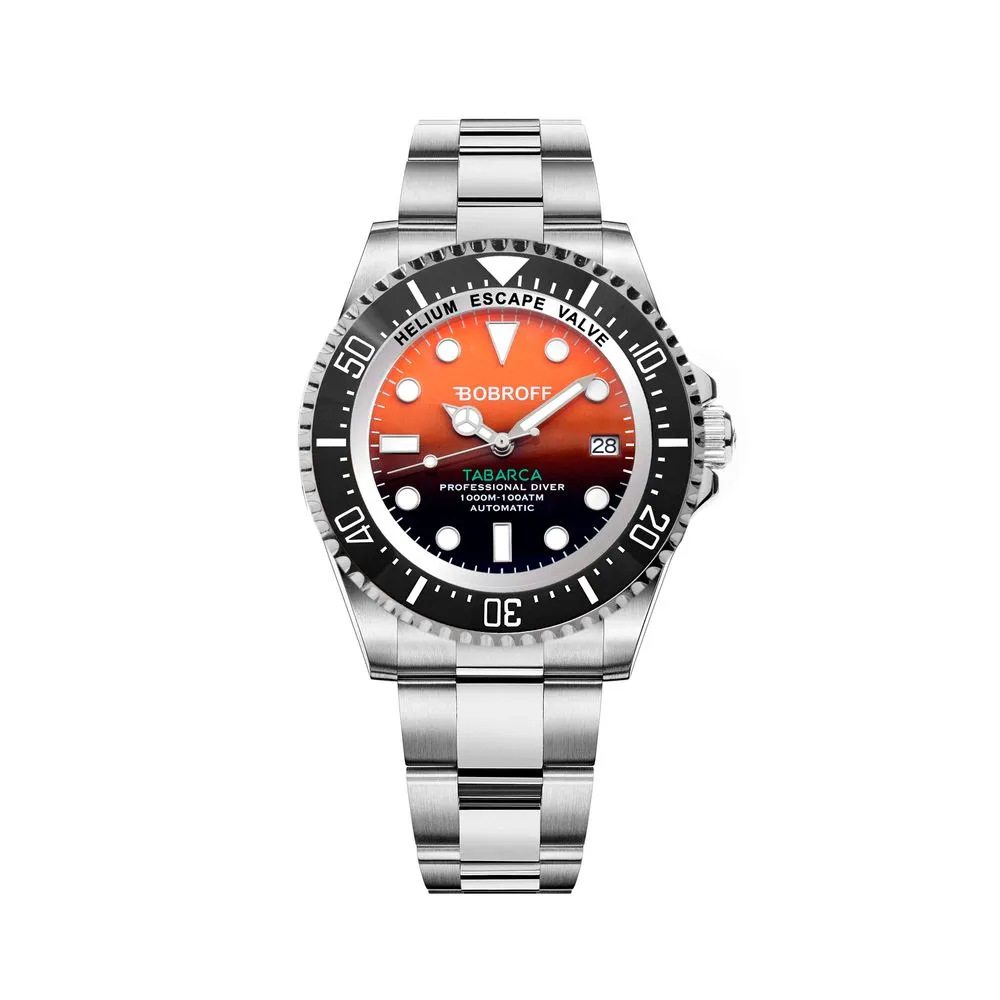 Bobroff Men's Silver Stainless Steel Stainless Steel Watch