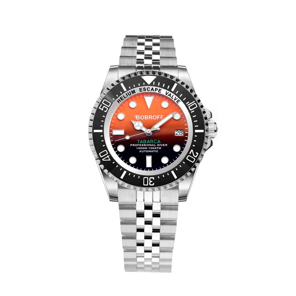 Bobroff Men's Silver Stainless Steel Stainless Steel Watch