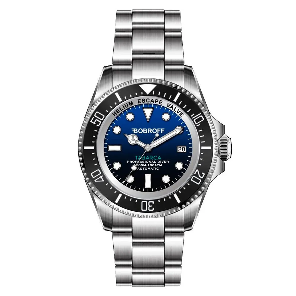 Bobroff Men's Silver Stainless Steel Watch