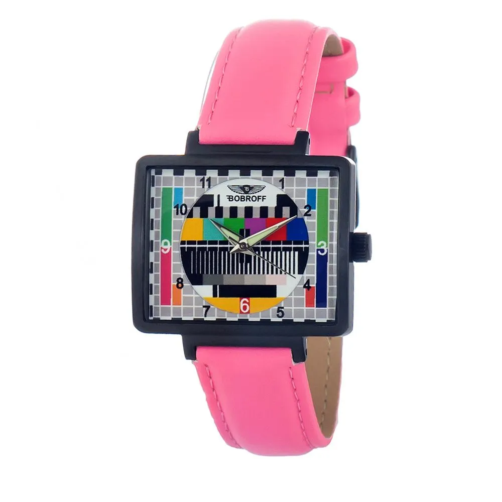 Bobroff Women's Multicolor Leather Watch