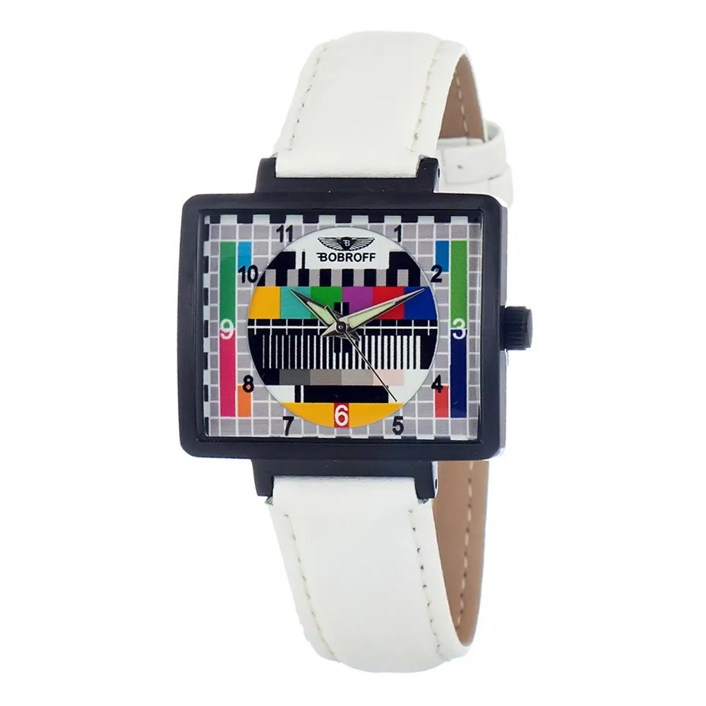 Bobroff Women's White Leather Watch