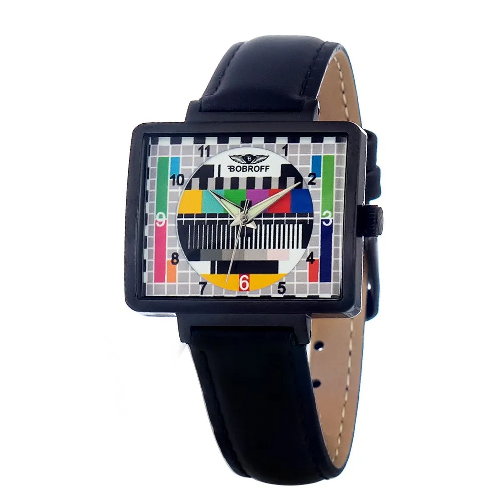Bobroff Women's Black Leather Watch