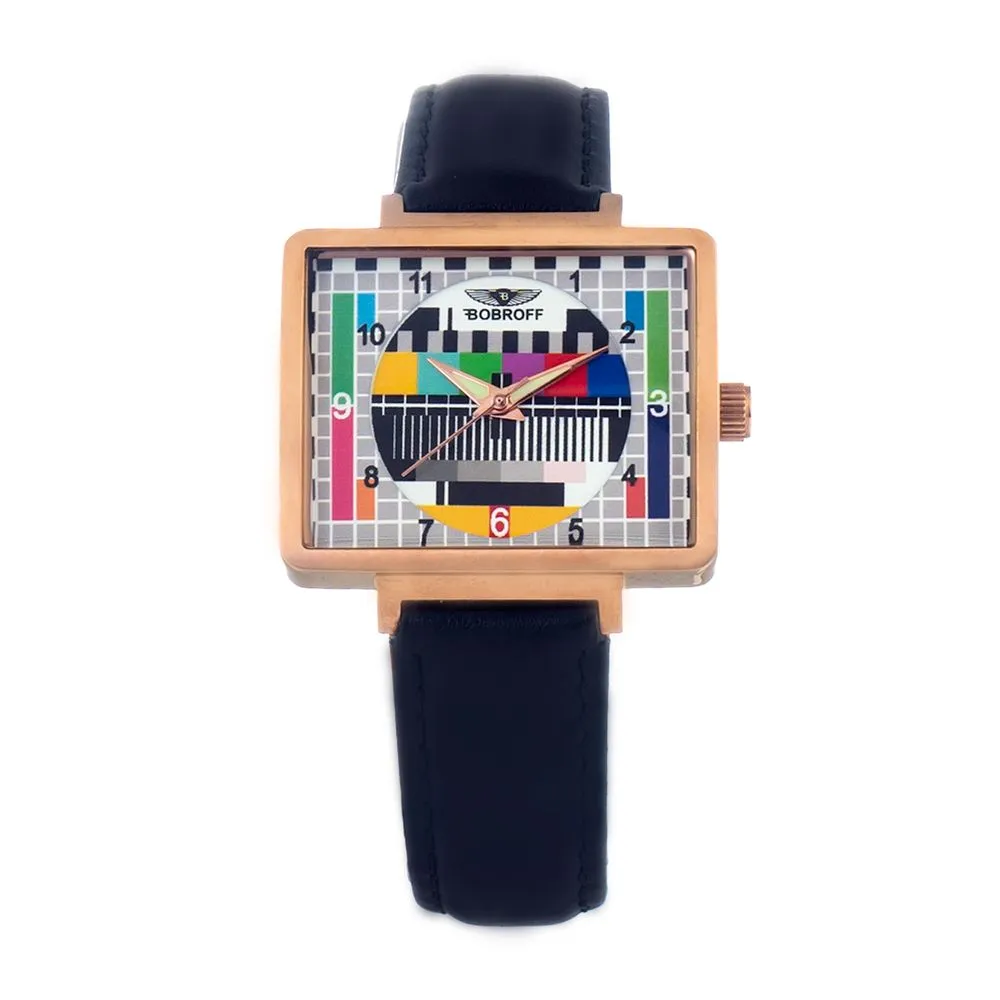 Bobroff Women's Black Leather Watch