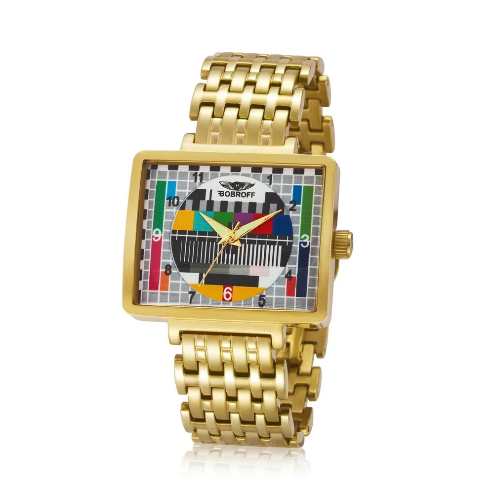 Bobroff Women's Gold Steel Watch