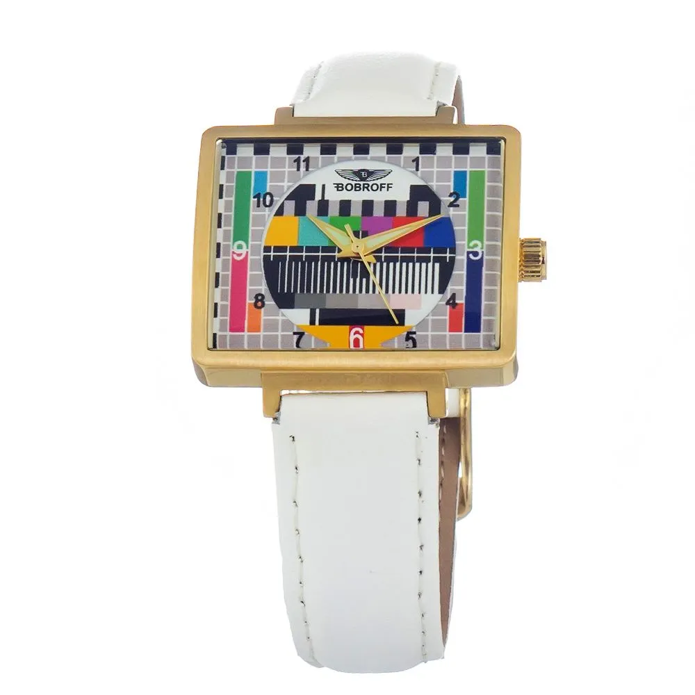 Bobroff Women's White Leather Watch