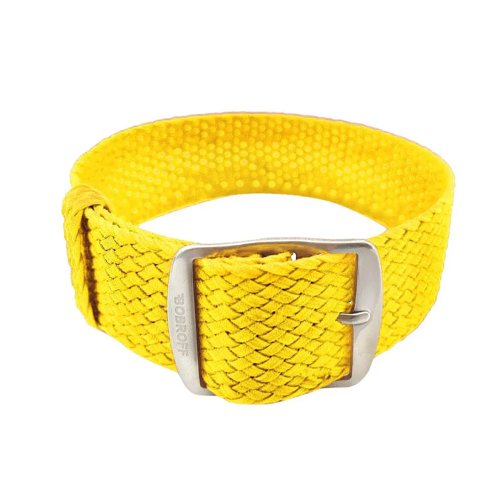Bobroff Unisex Yellow Perlon Watch