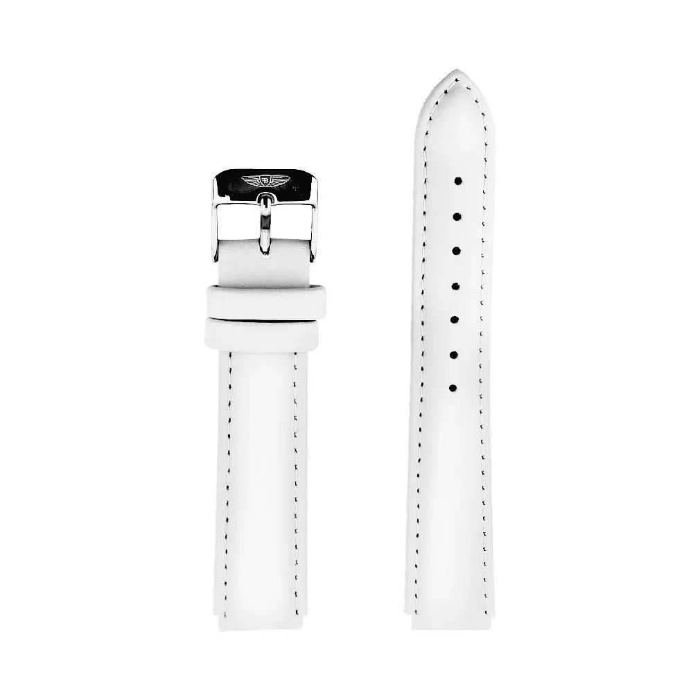 Bobroff Men's White Leather Watch
