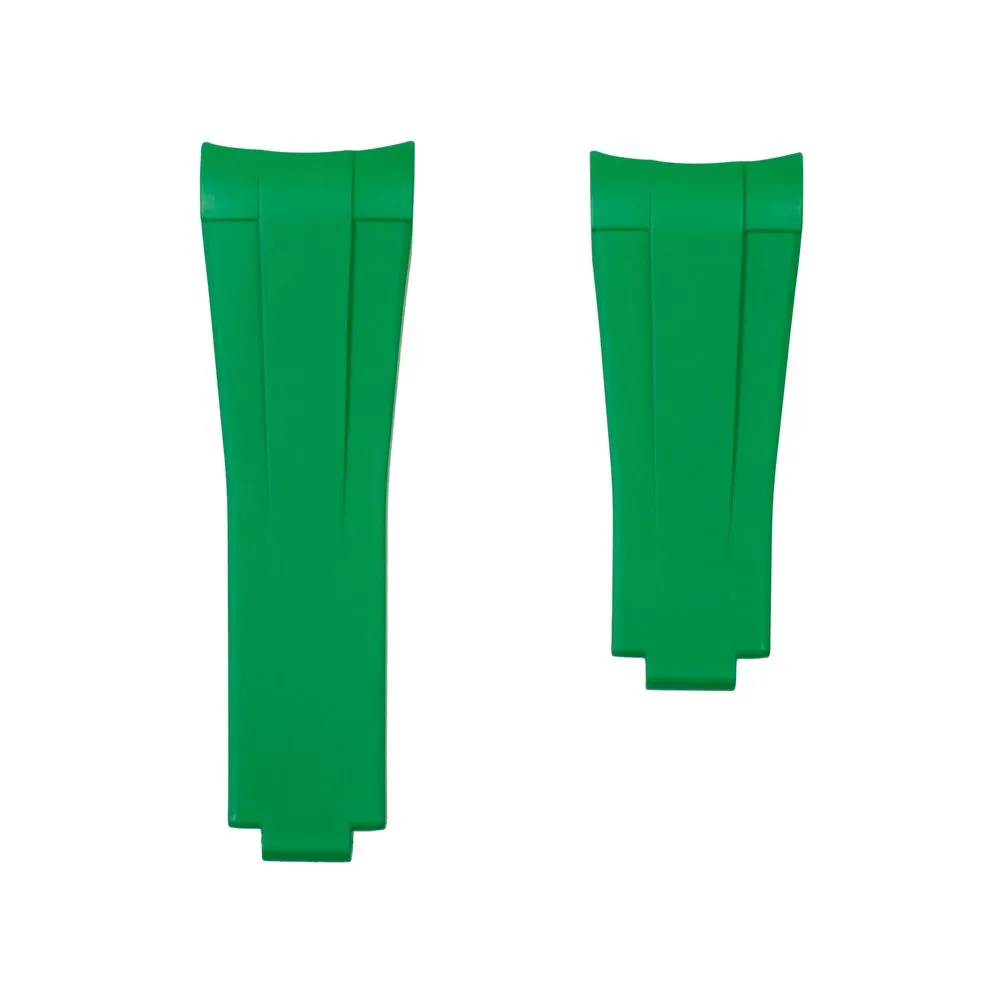 Bobroff Unisex Green Rubber Watch