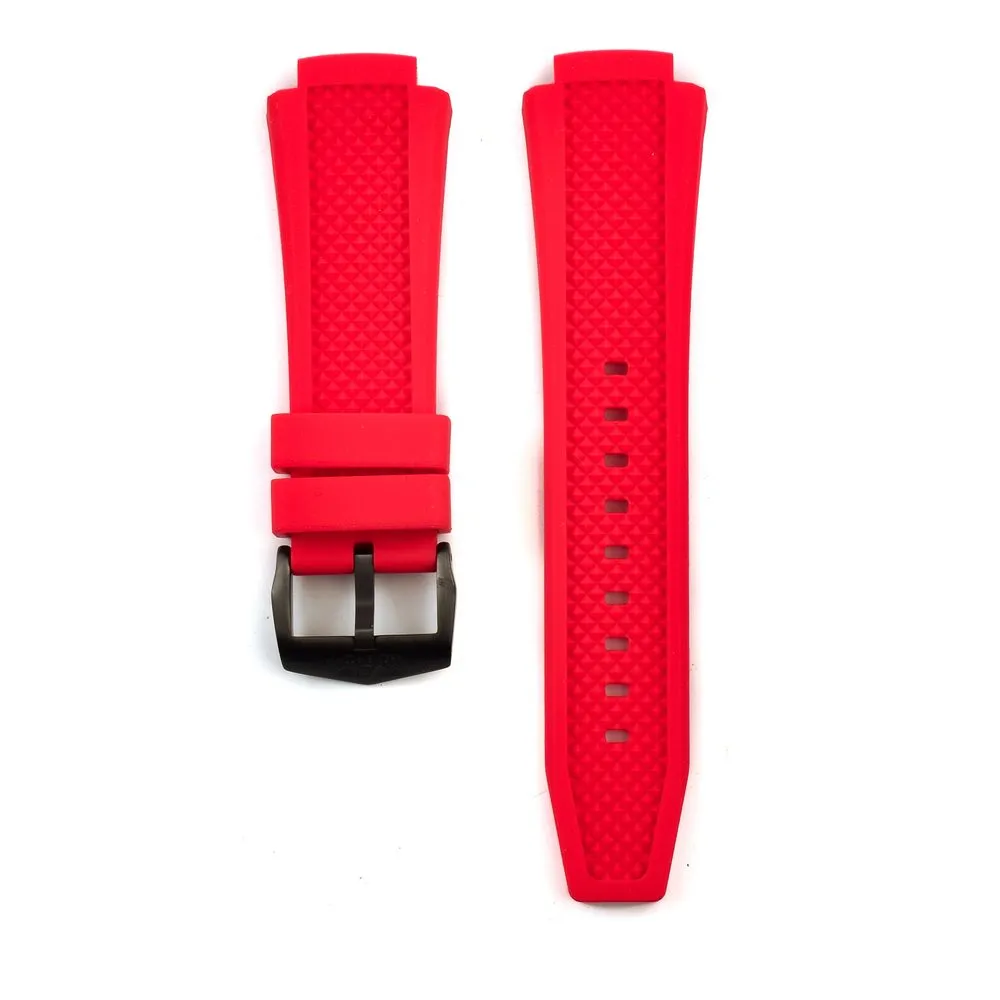 Bobroff Men's Red Silicone Watch