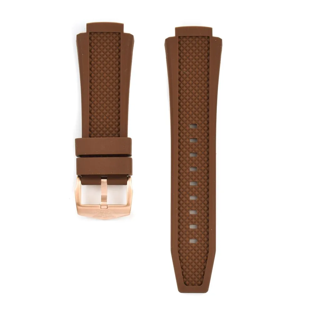 Bobroff Men's Brown Silicone Watch
