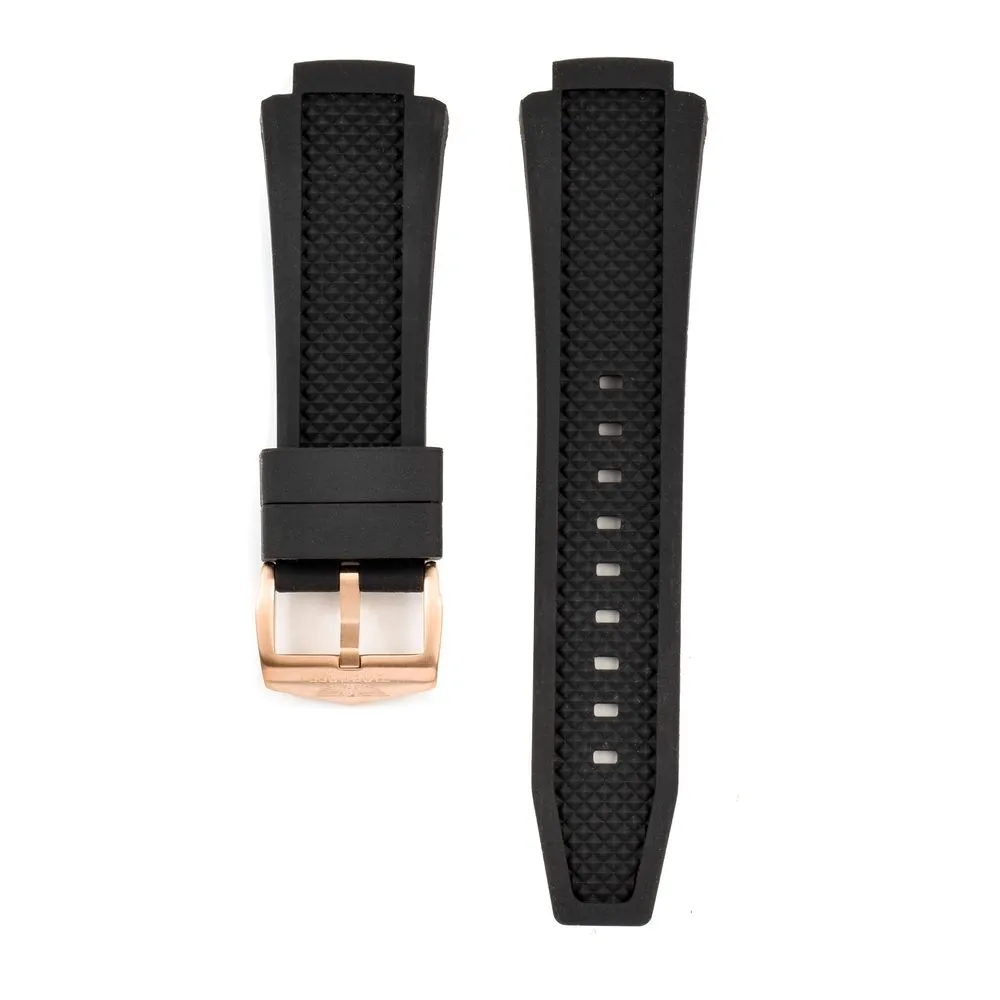 Bobroff Men's Black Silicone Watch