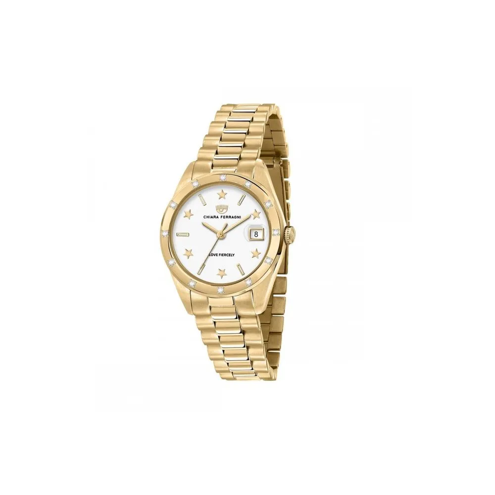 Chiara Ferragni Women's Gold Stainless Steel Watch