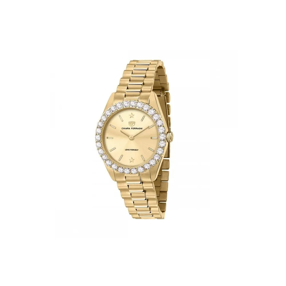 Chiara Ferragni Women's Gold Stainless Steel Watch
