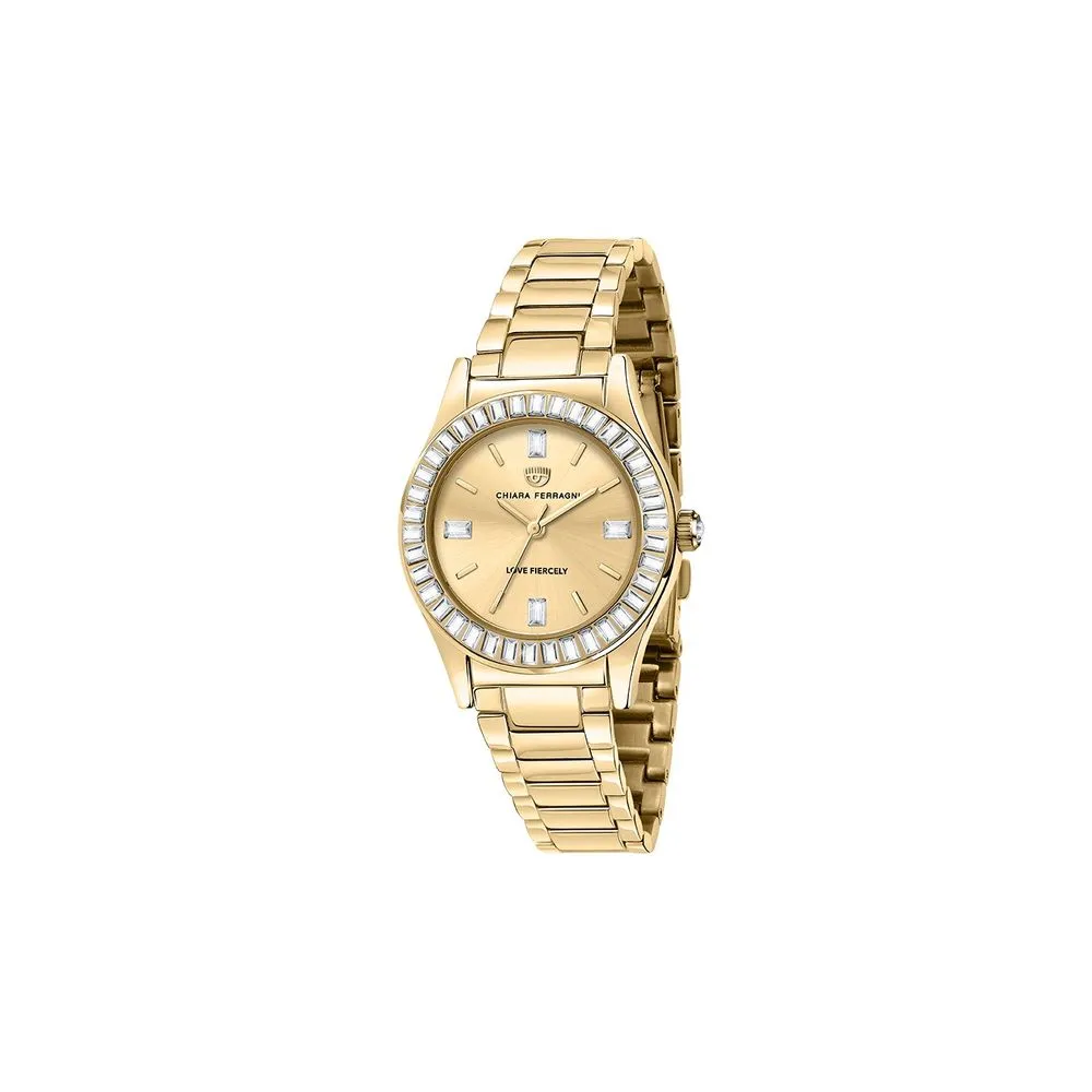 Chiara Ferragni Women's Gold Stainless Steel Watch