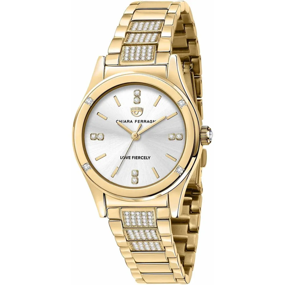 Chiara Ferragni Women's Gold Stainless Steel Watch