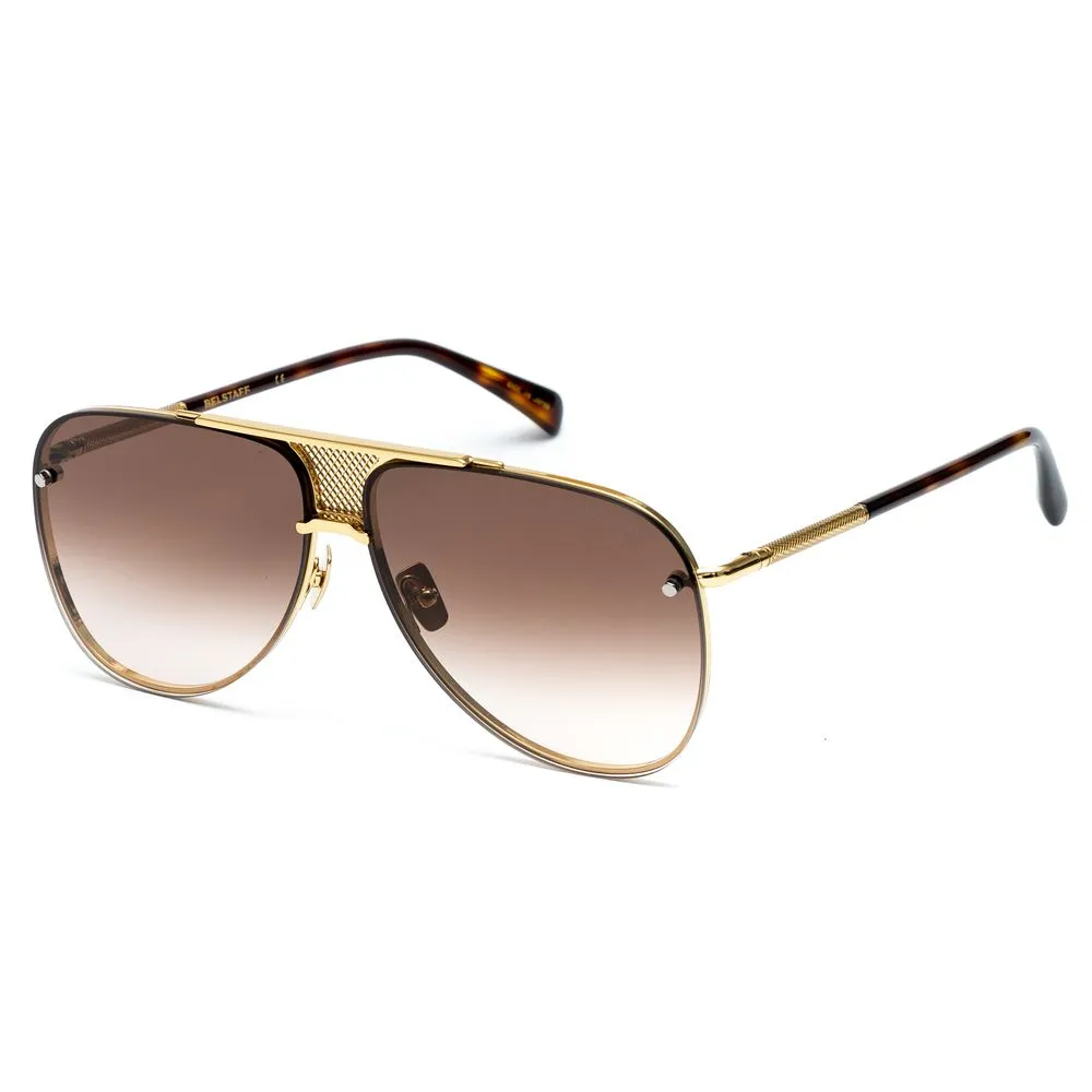 Belstaff Men's Gold Titanium Sunglasses