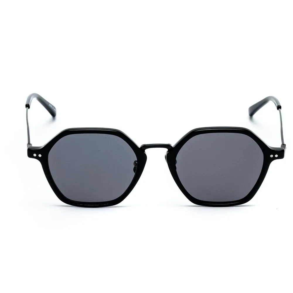Belstaff Unisex Black Acetate Sunglasses