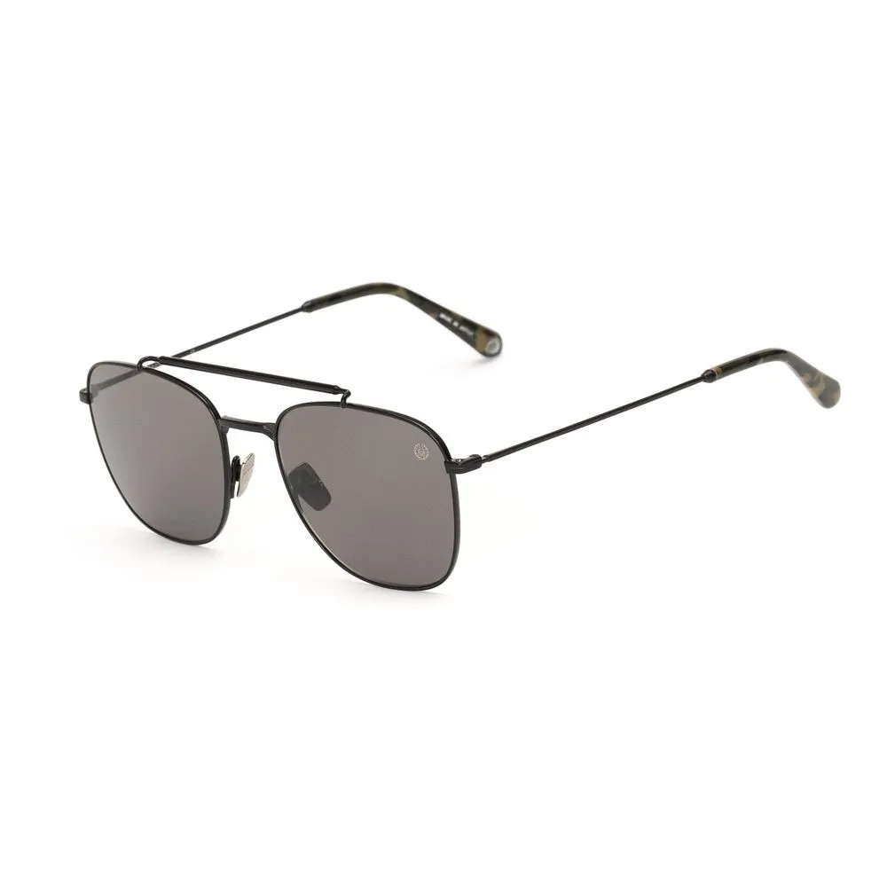 Belstaff Unisex Black Titanium Sunglasses