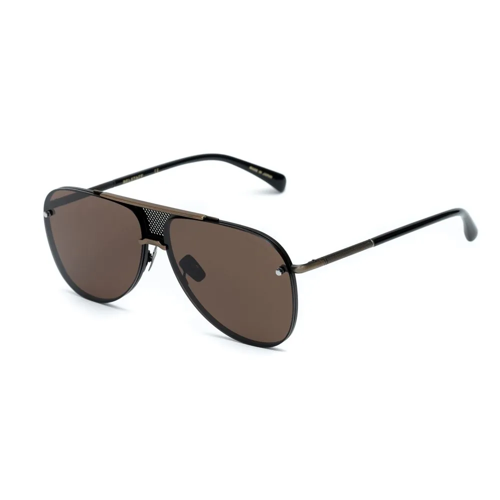 Belstaff Men's Brown Titanium Sunglasses