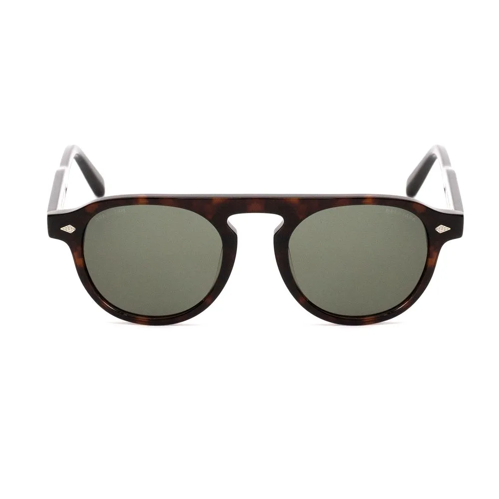 Belstaff Unisex Brown Acetate Sunglasses