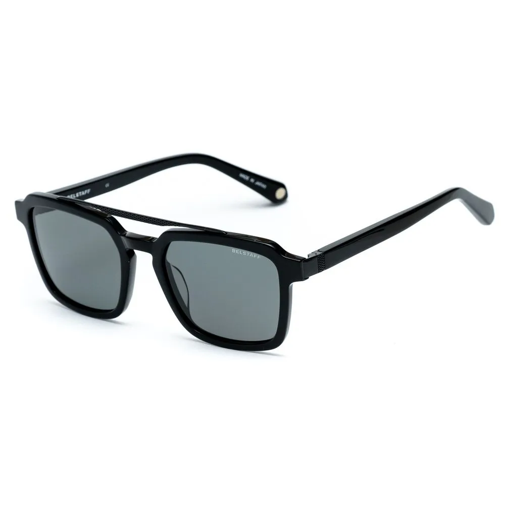 Belstaff Unisex Black Acetate Sunglasses