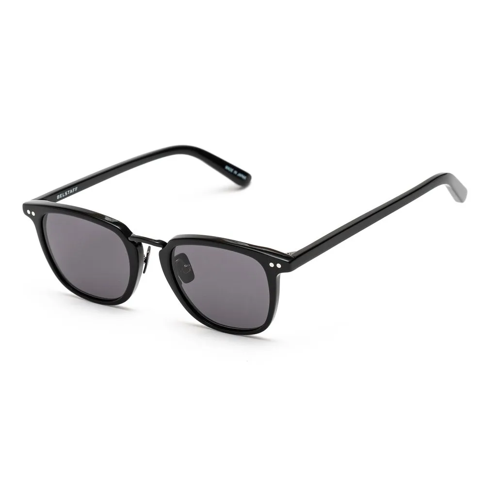 Belstaff Unisex Black Acetate Sunglasses