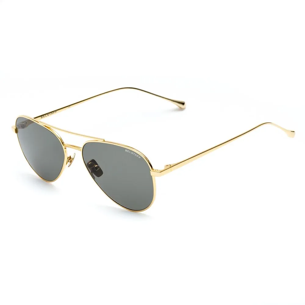 Belstaff Unisex Brown Stainless Steel Sunglasses
