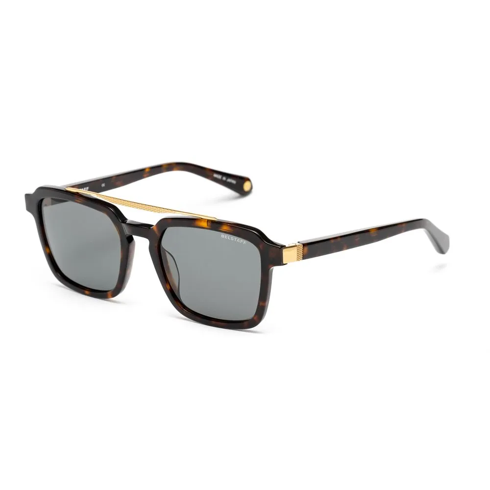 Belstaff Unisex Brown Acetate Sunglasses