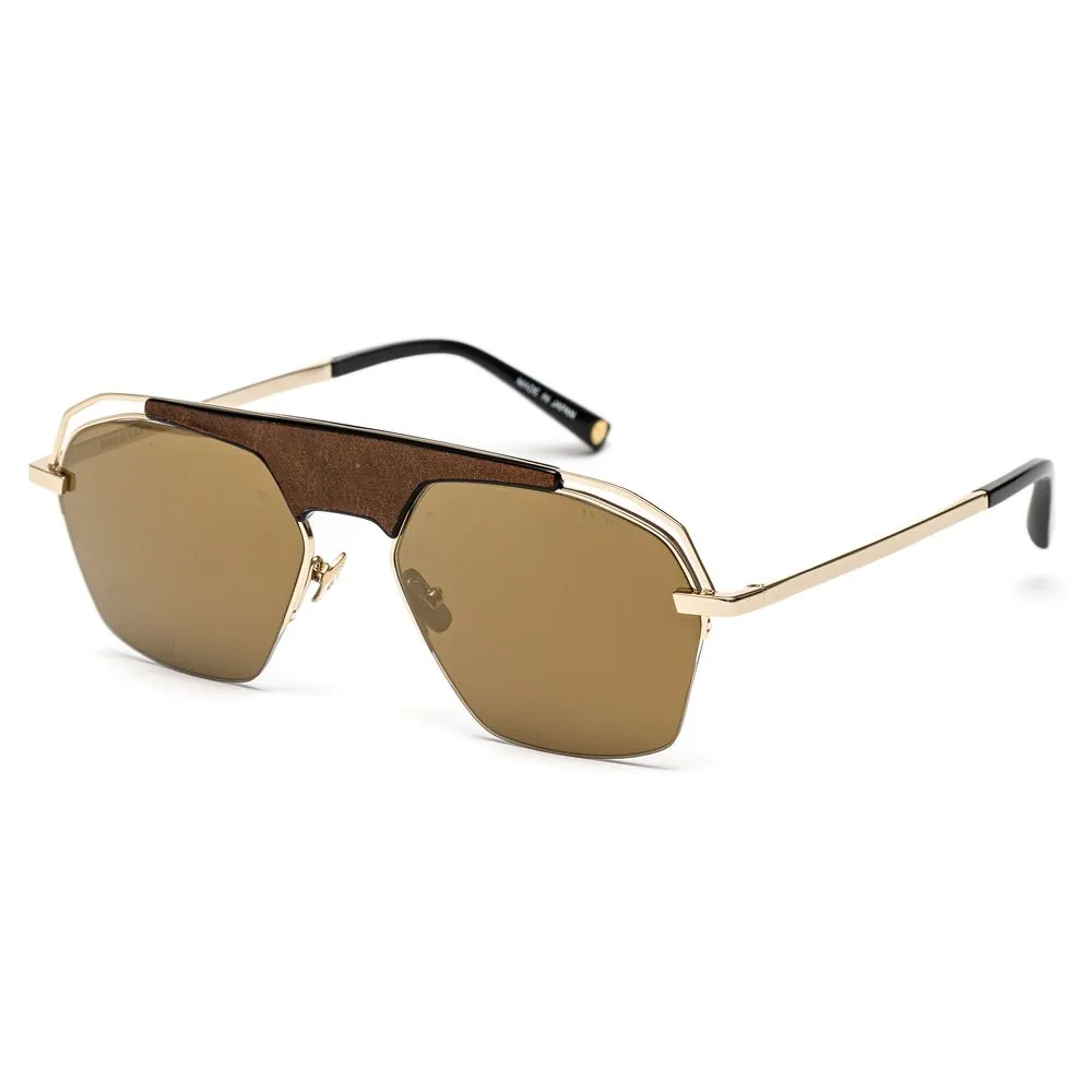 Belstaff Men's Gold Titanium Sunglasses