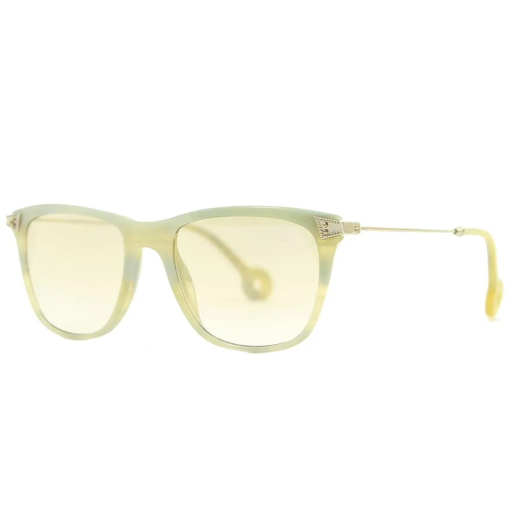 Hally&Son Women's Gray Metal Sunglasses