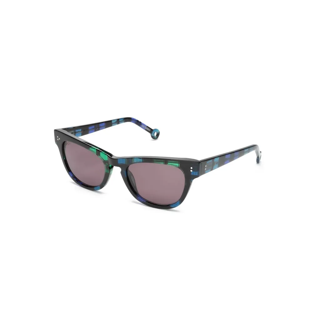 Hally&Son Women's Multicolor Acetate Sunglasses