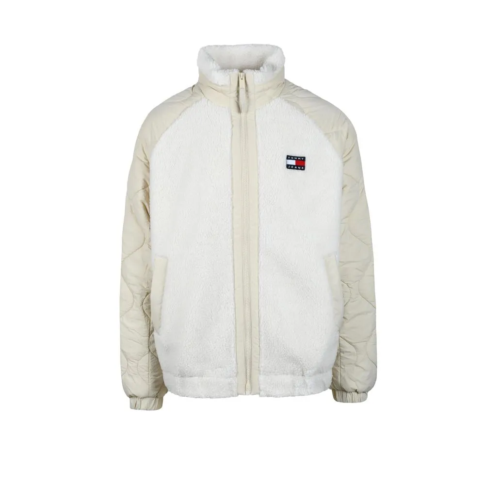 Tommy Hilfiger Jeans Men's Cream Polyester Jacket