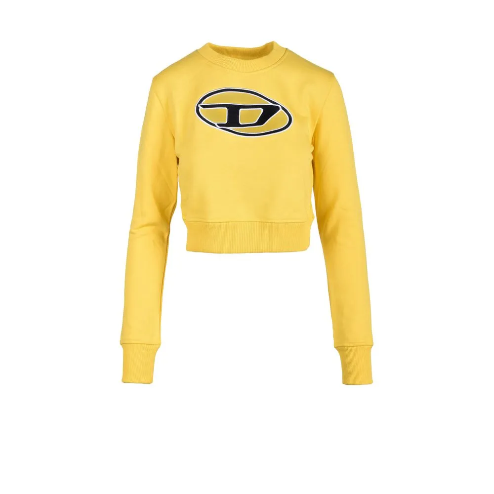 Diesel Women's Yellow Cotton Sweater