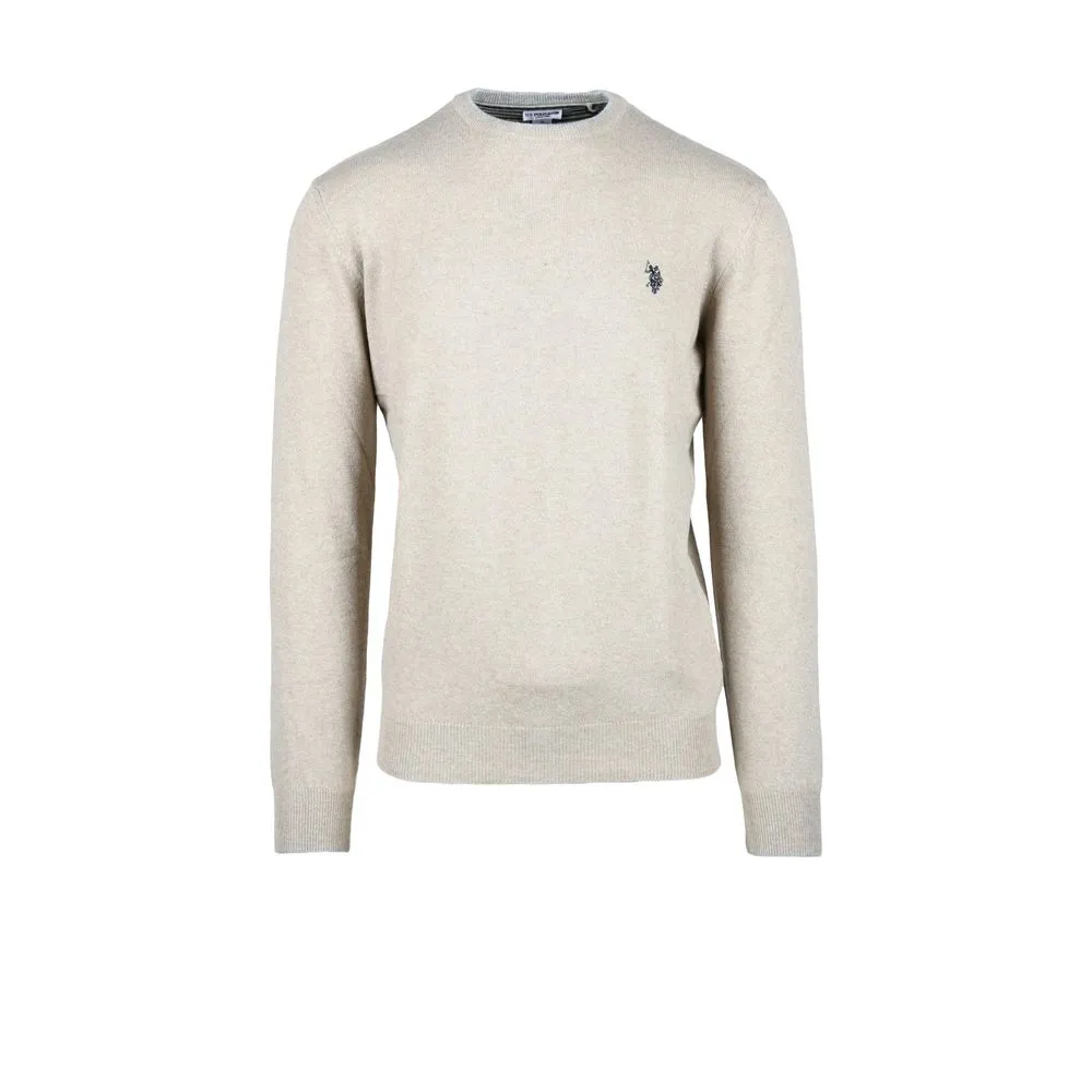 U.S. POLO ASSN. Men's Beige Wool T-Shirt