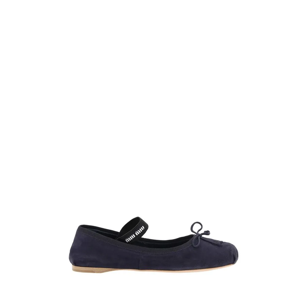 Miu Miu Women's Suede Ballerinas