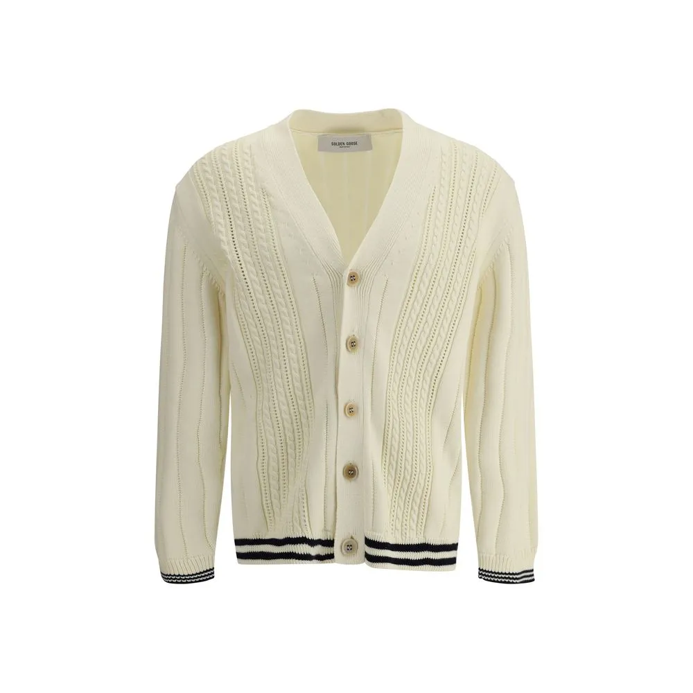 Golden Goose Men's Cardigan with cables