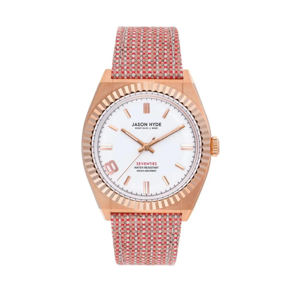 Jason Hyde Women's Red Textile Watch