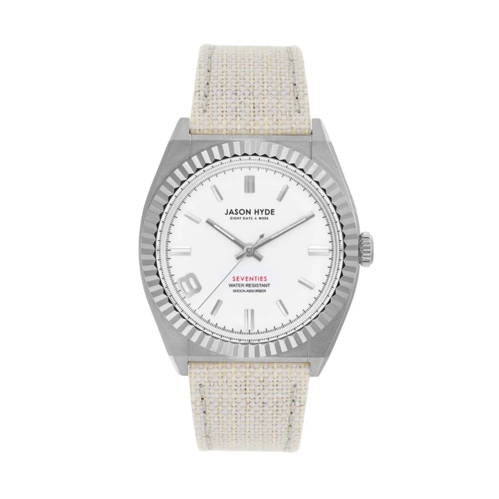 Jason Hyde Women's White Textile Watch