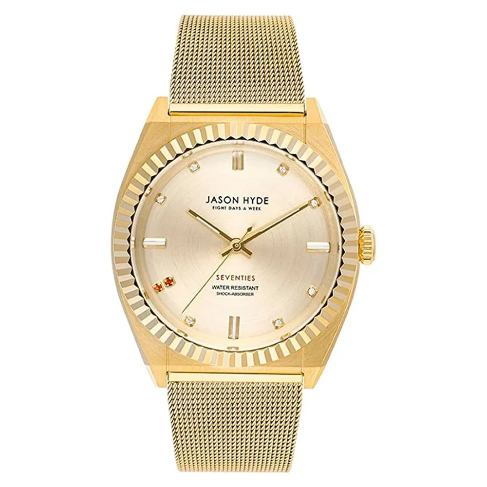 Jason Hyde Women's Gold Steel Watch