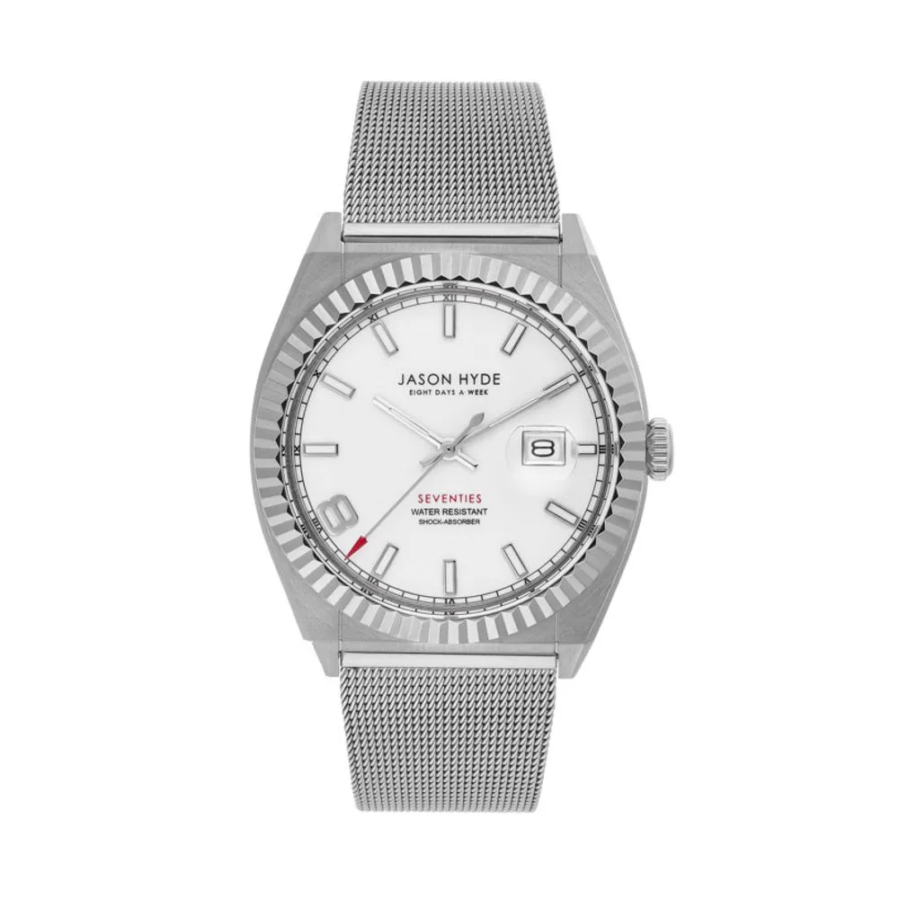 Jason Hyde Men's Gray Steel Watch
