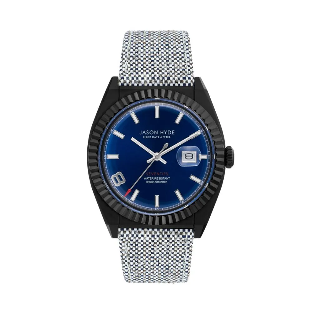 Jason Hyde Men's Gray Textile Watch