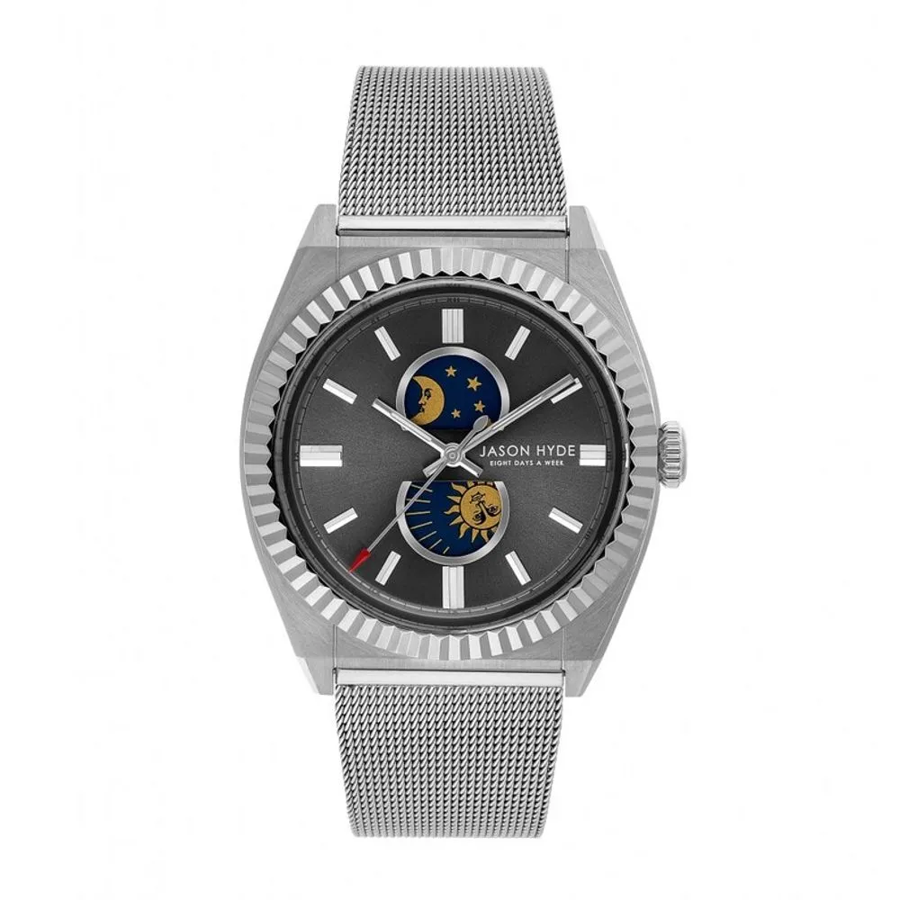 Jason Hyde Men's Gray Steel Watch