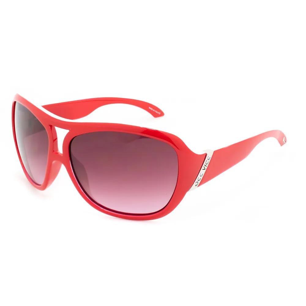 Jee Vice Women's Red Acetate Sunglasses