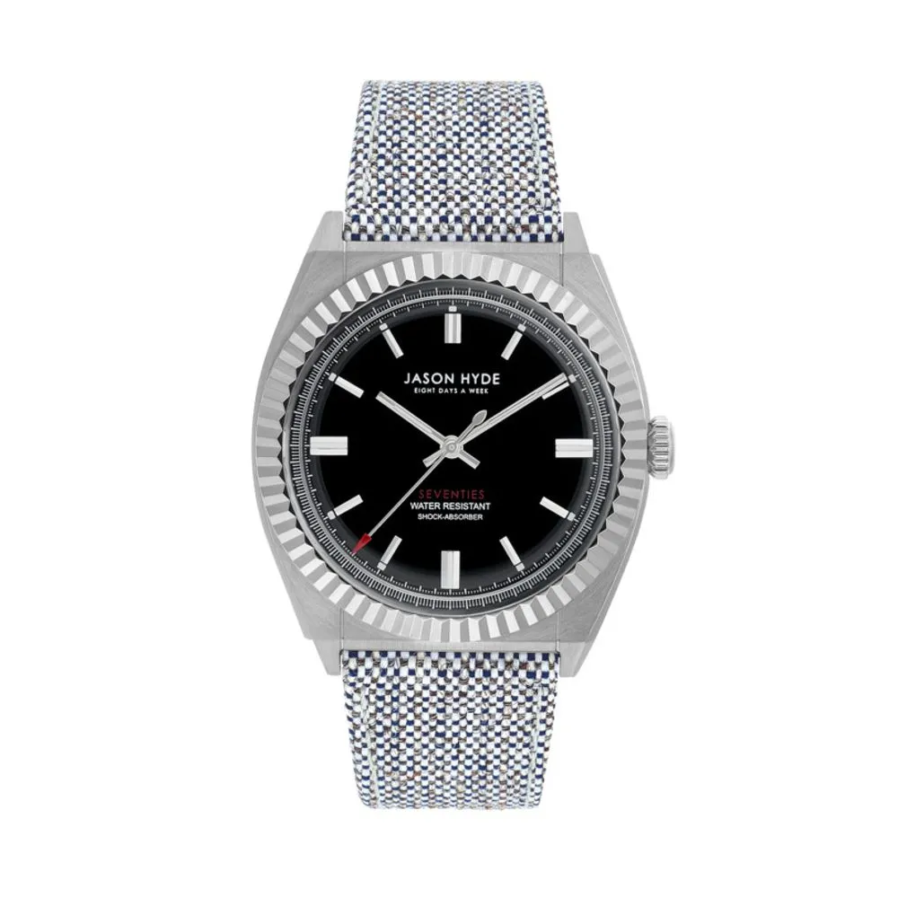 Jason Hyde Men's Gray Textile Watch