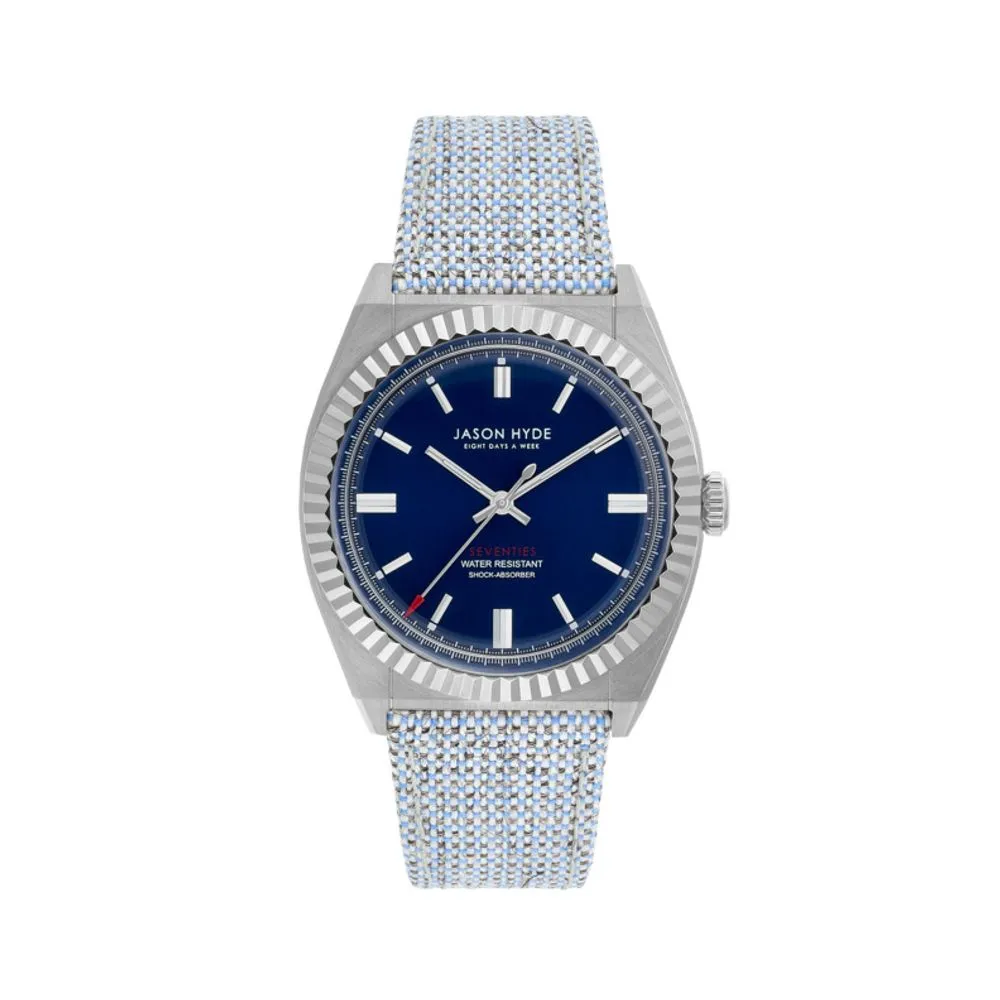 Jason Hyde Men's White Textile Watch