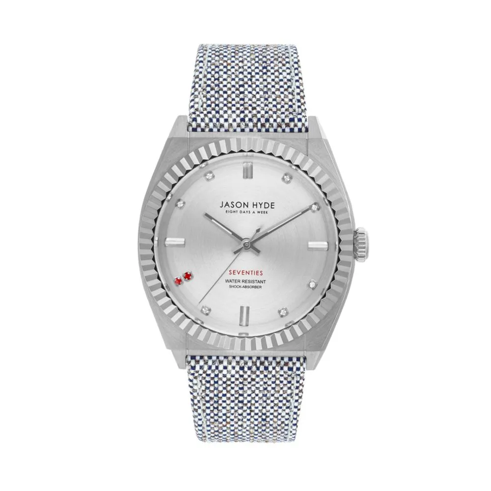 Jason Hyde Women's Gray Textile Watch