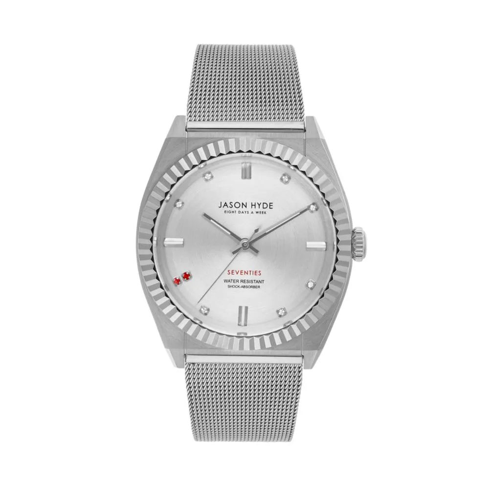 Jason Hyde Women's Gray Textile Watch